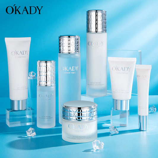 Okady - Hyaluronic acid + active peptide skin care set