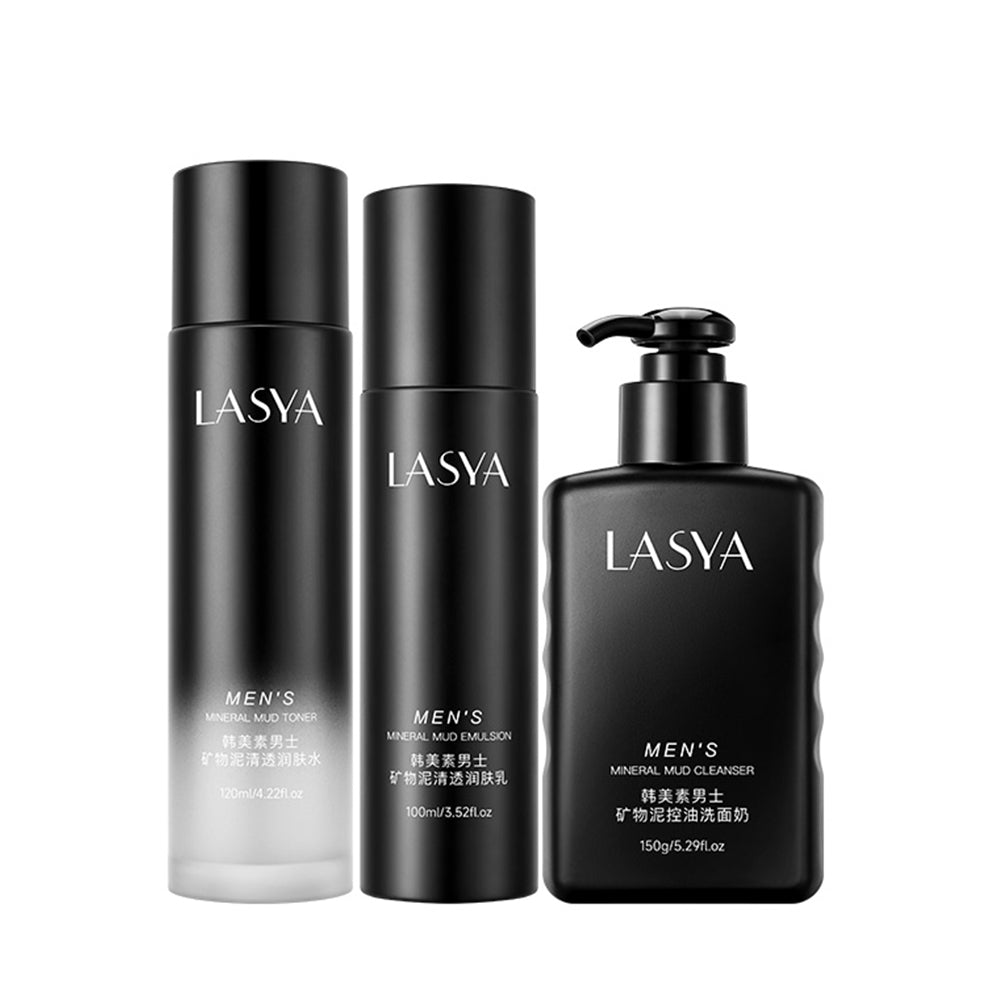 LASYA - Men's Mineral Mud Oil Control Set